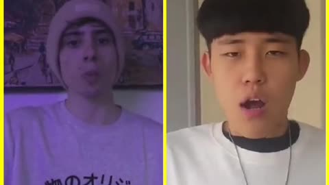 Two best friend beatboxer
