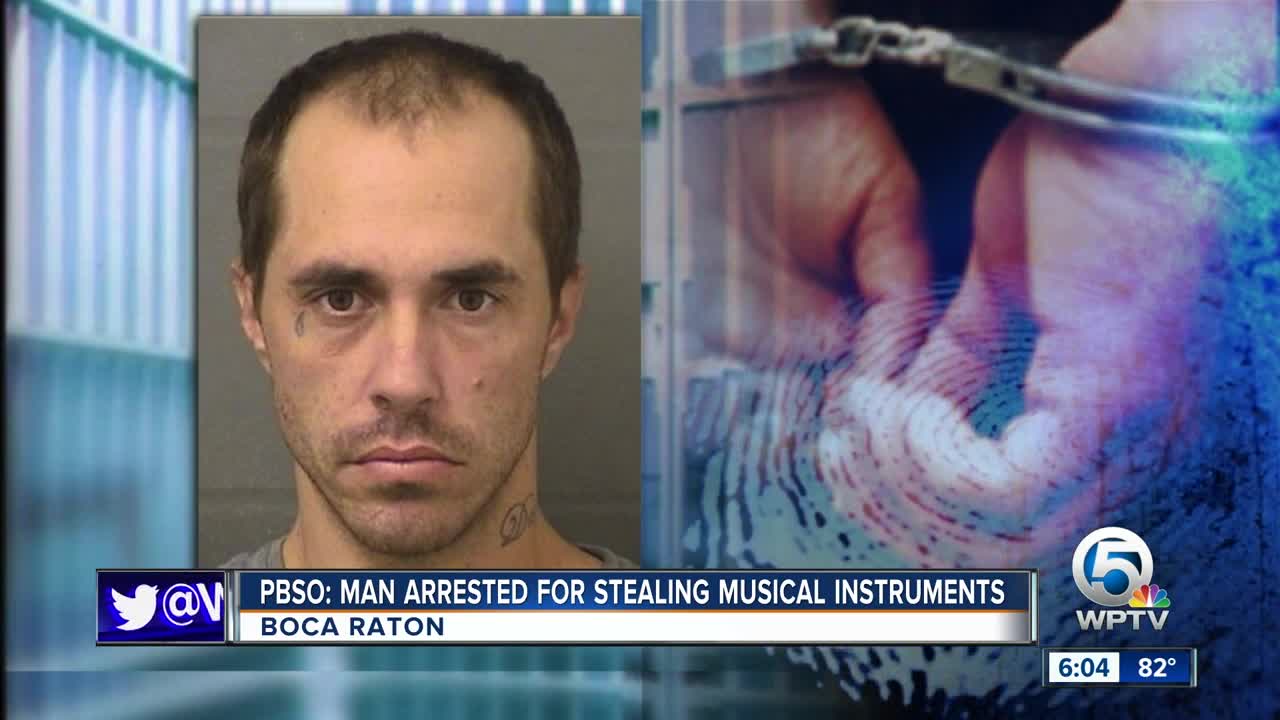 PBSO: Man stole musical instruments from Palm Beach County Orchestra