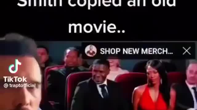 Will Smith slapped copied from old movie.