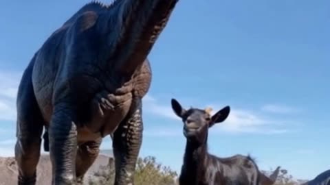 Dinosaur & Goat Hybrid