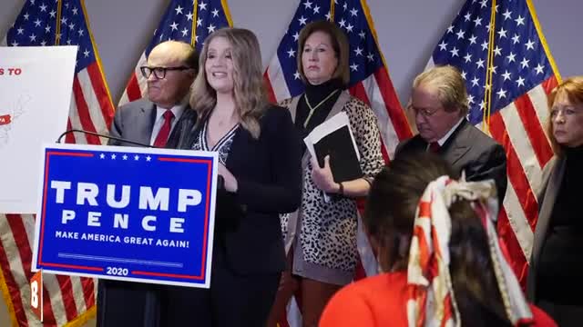 Trump Campaign Press Conference Rudy Giuliani Sidney Powell Jenna Ellis