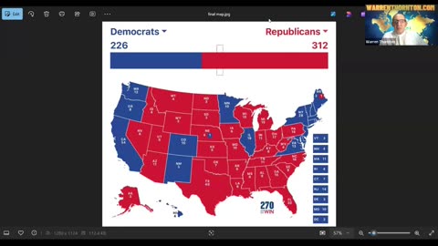 TRUMP FINAL MAP SHOWS MASSIVE WIN