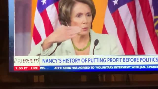 Brutal! Rob Schmitt Tonight On Pelosi Being Questioned By Journalist About Family Insider Trading