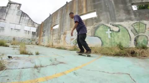 skateboard na sessao com os parças