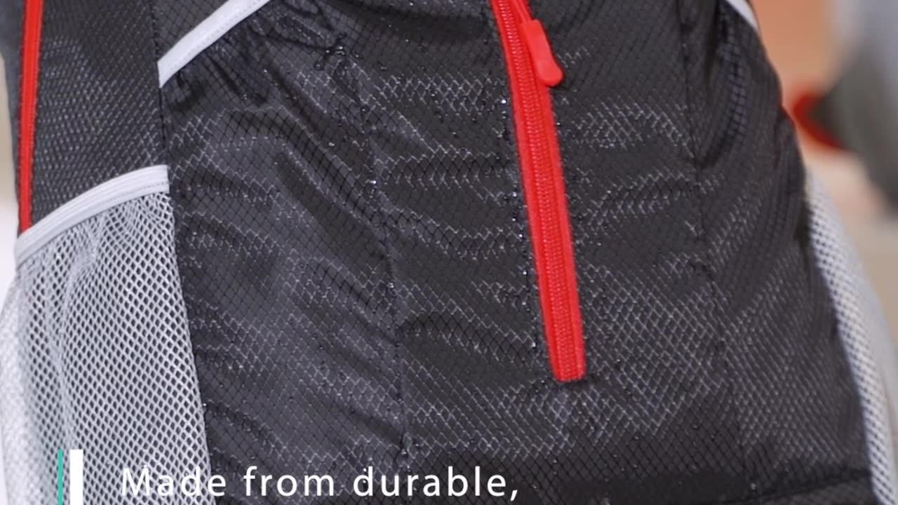 Himmers eco-friendly all-in-one foldable backpack you can carry with you