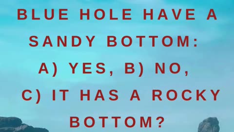 📜 🌟 🚀 What Is the Origin of the Great Blue Hole? 📜 🌟 🚀