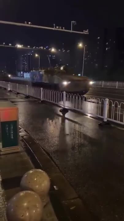 Inside CCP Chinese tanks seen in China