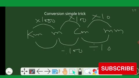 Conversion from km to mm