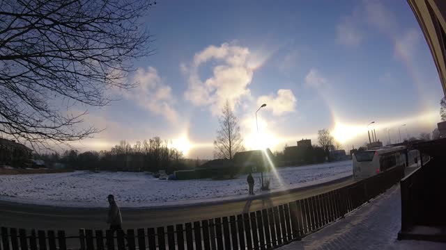 Three Suns in the Sky