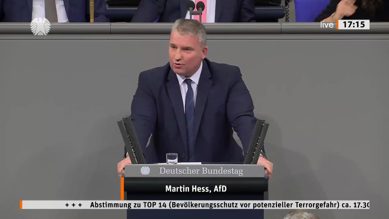 Martin Hess Rede vom 18.01.2024 – Bevölkerungsschutz vor potenzieller Terrorgefahr