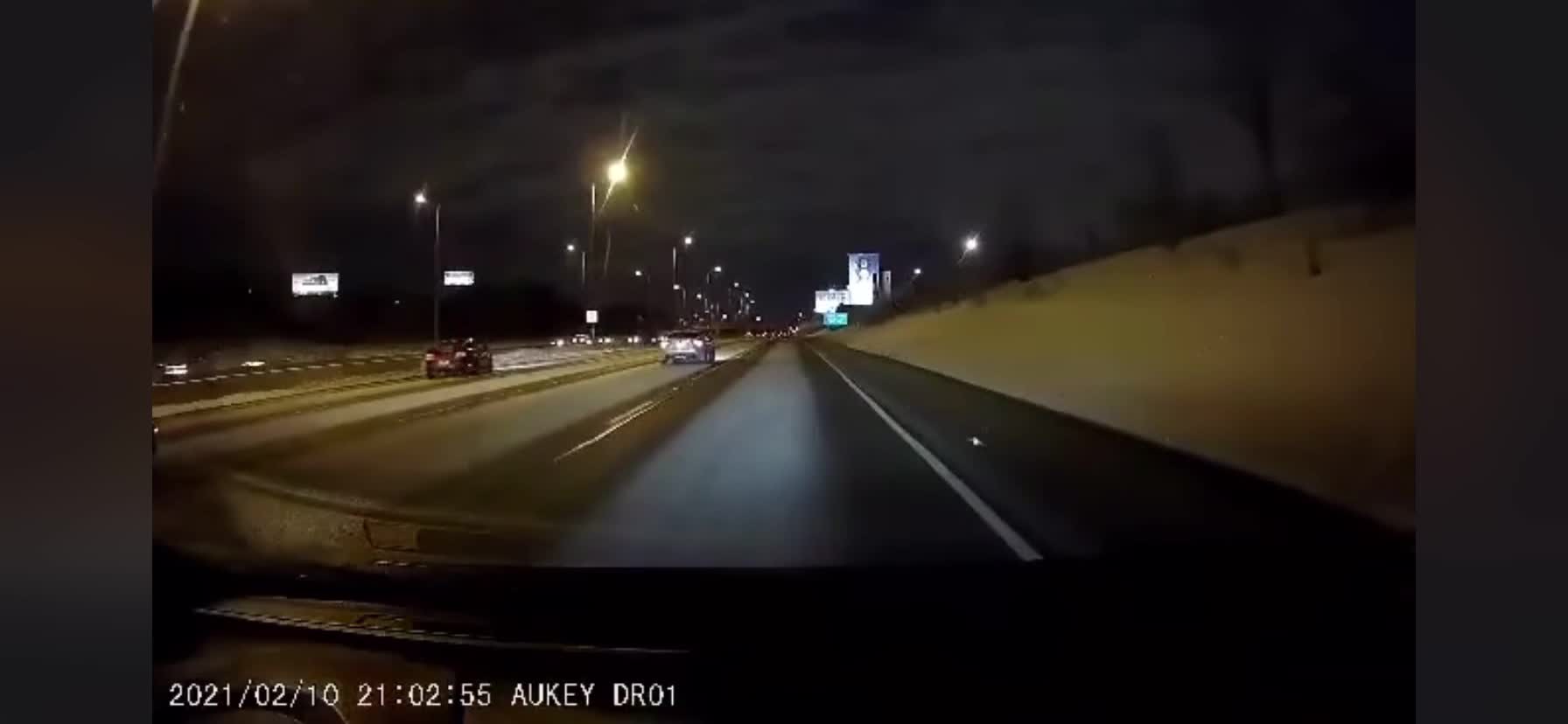 This is why you dont drive recklessly when there is ice!