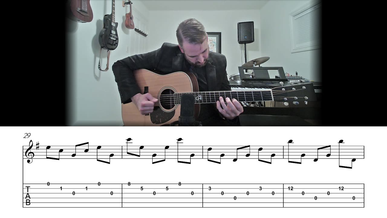 Sleep, Baby, Sleep - Crosspicking Guitar Lesson (Sheet Music + TAB)