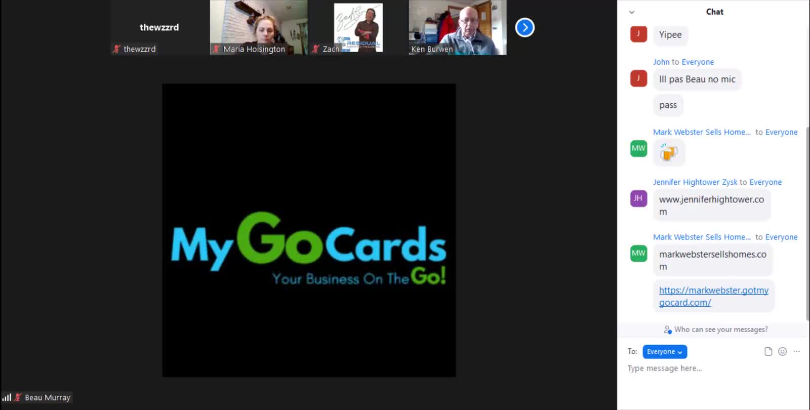 MyGoCards Training ~ 9/23/2022 (deep dive)