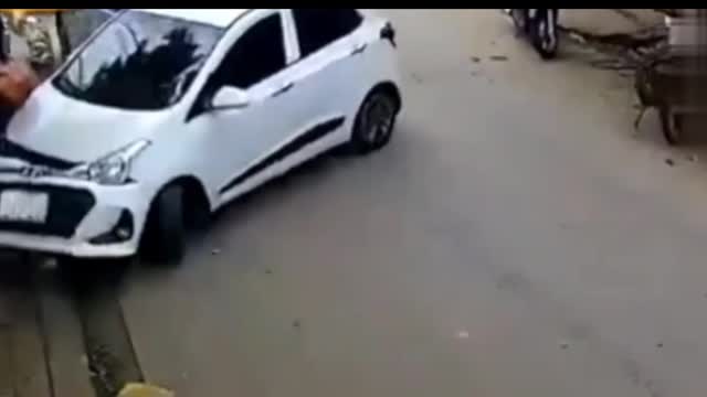 Cctv camera car accident india