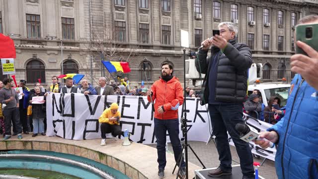 Proclamatia pentru Libertate de la Bucuresti - 03.04.2021 - Piata Universitatii