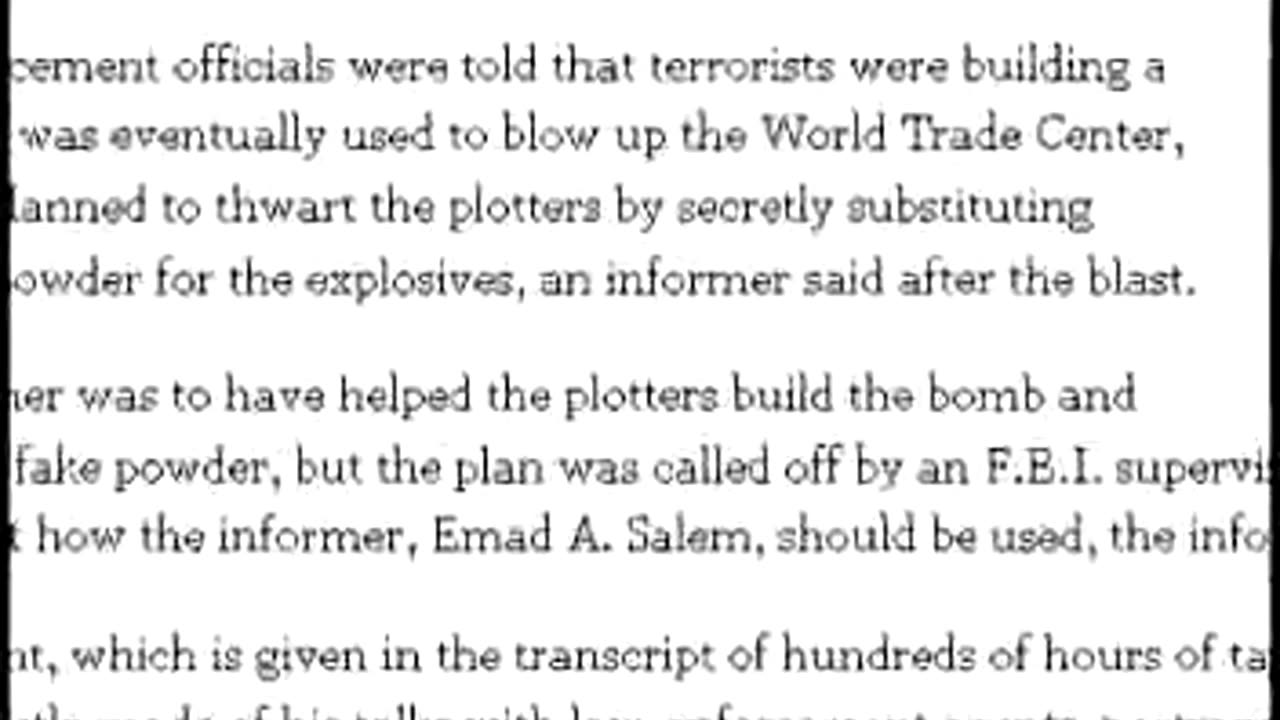 1993 World Trade Center Bombing Corbett Report