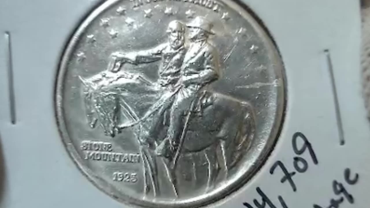 1925 Stone Mountain Half Dollar Commemorative Silver