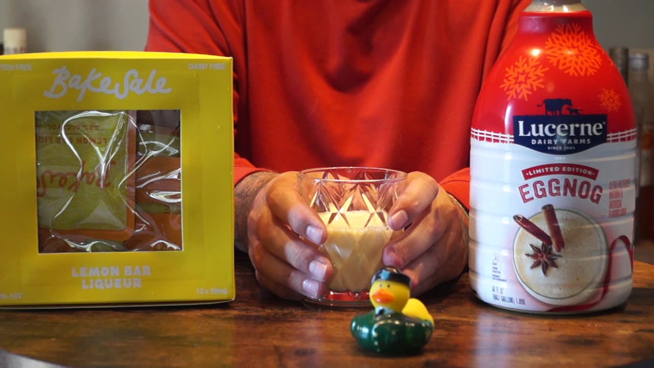 Chris Orlando - Bakesale Lemon Bar Liqueur & Lucerne Eggnog