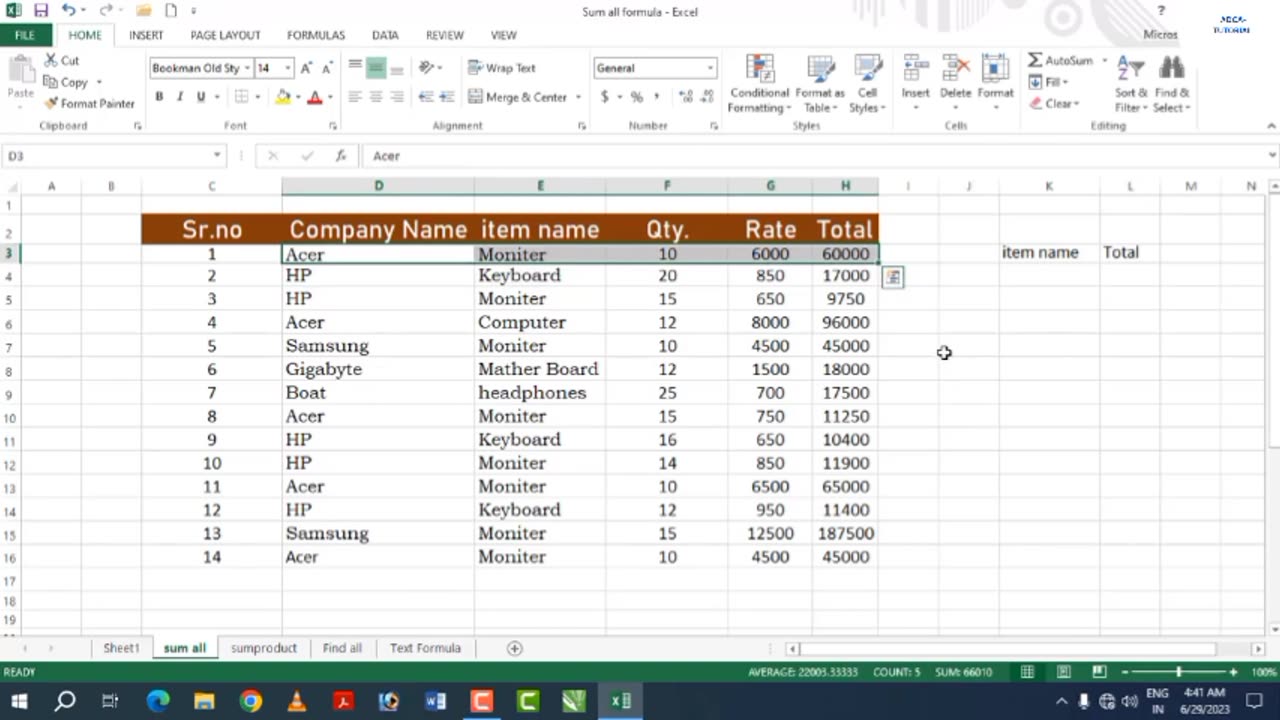 Ms Excel Basic To Advance Tutorial For Beginners with free certification by google (class-61)