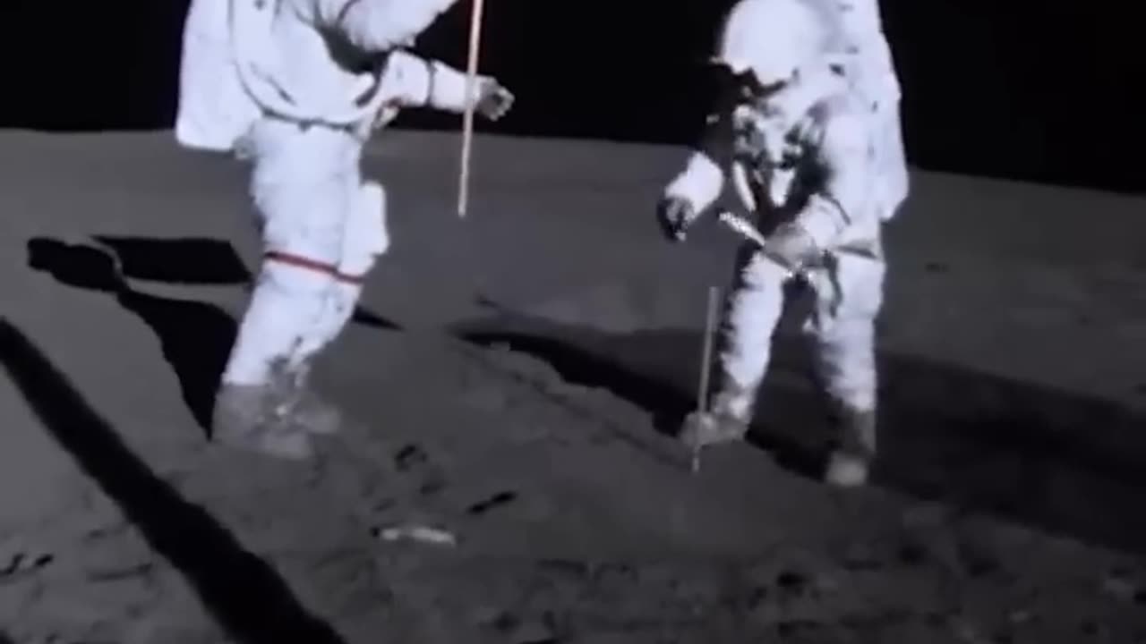 Neil Armstrong first landing on moon