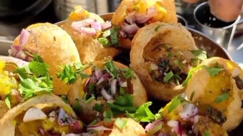 Pani puri eating challenge