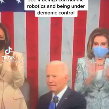 Joe Biden exposing AI agenda