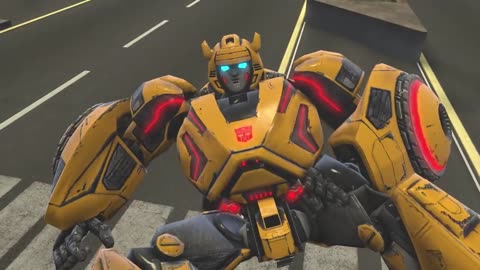 Transformers_ Bumblebee vs Bumblebee Fight Scene Animation