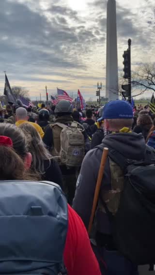 Marching with The Proud Boys