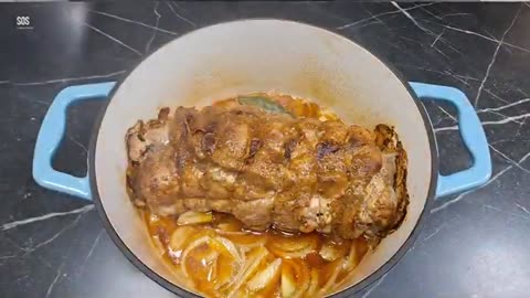 You Must Try This! Pork Neck in an Incredibly Delicious Combination = Perfect Lunch