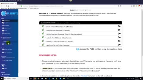 The 12 Minute Affiliate System