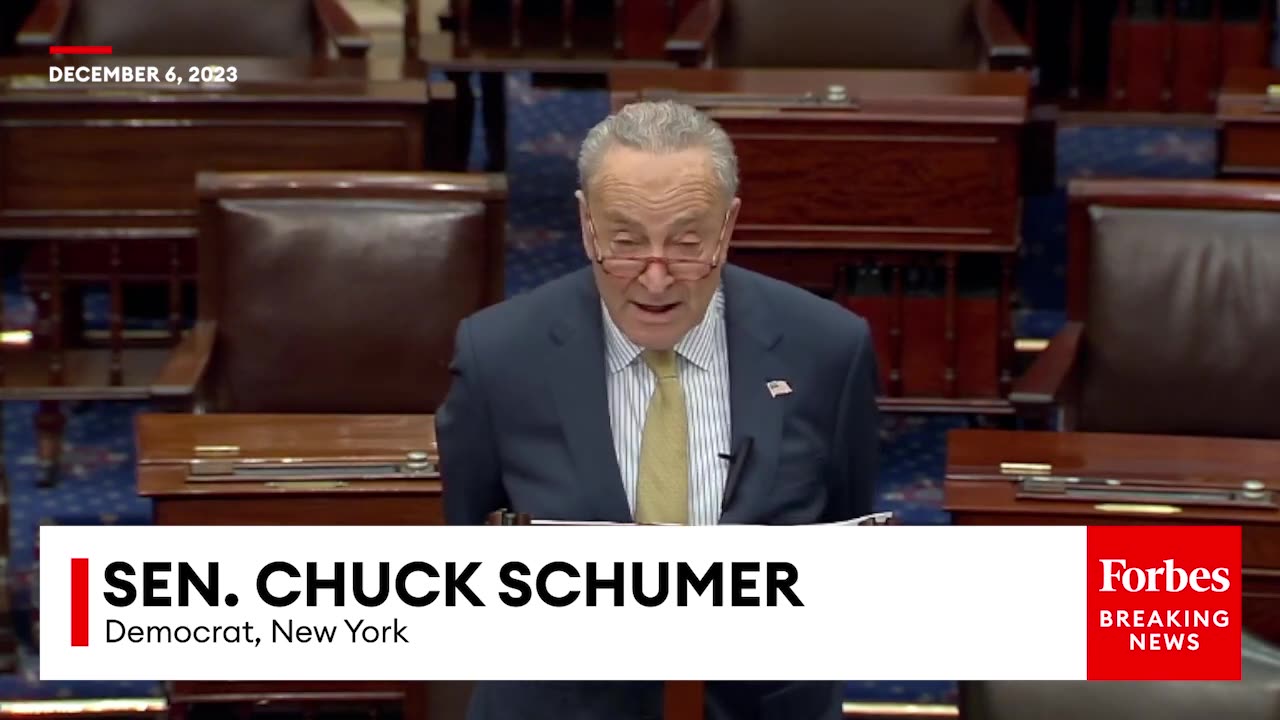 'What The Heck Is Going On-'- Chuck Schumer Challenges GOP To Debate Border Security Amendments