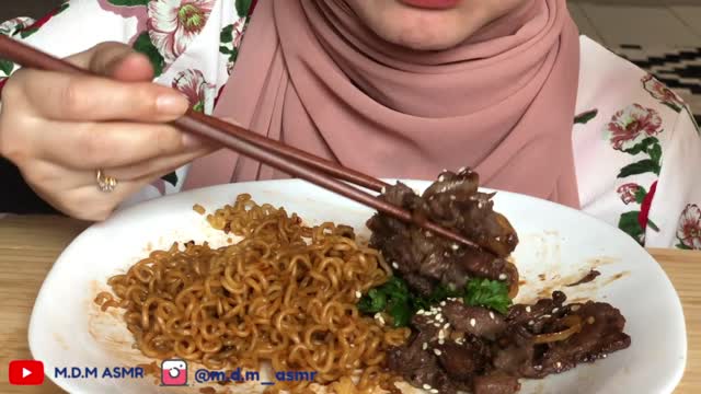 ASMR (MCDONALD'S) NEW SAMYANG BULGOGI | (Eating Sound) | No Talking REAL SOUND