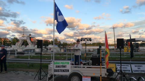 Wolgast - Redebeitrag von Annett aus Zwickau 30-08-2022