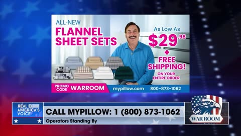 Use Promo Code WARROOM To Get WarRoom Exclusive Deals At mypillow.com/warroom