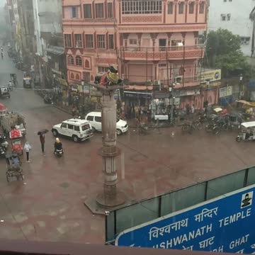 Rainfall in my city, very amazing seen