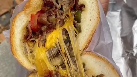 Check out the BACON BBQ PHILLY CHEESESTEAK from Astoria Deli!