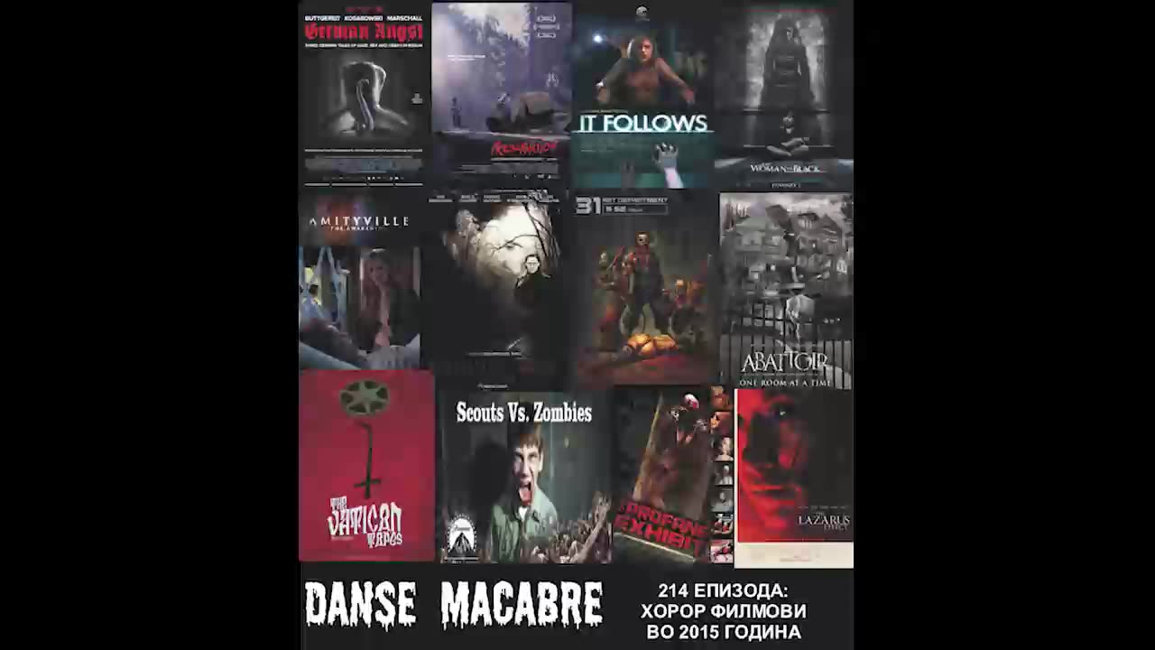 Danse Macabre (214 Izdanie) Horor Filmovi Vo 2015 Godina 07 01 2015@KANAL 103