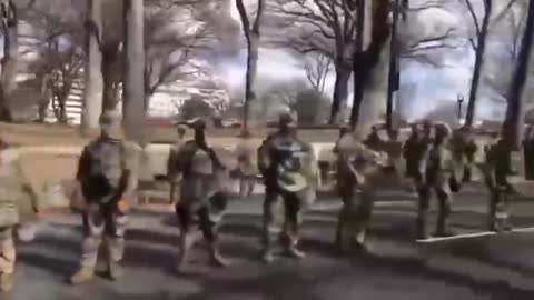 The military turns their back on Biden