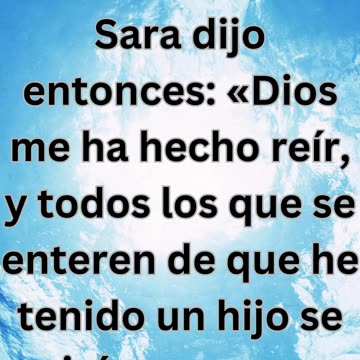 "Risa de Gozo: Génesis 21:6"