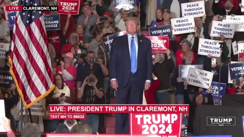 President Trump in Claremont, NH