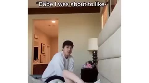 Pretend to say another guys name in your sleep