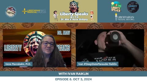 Ivan on Liberty Speaks with Dr. Irene Mavrakakis 10-03-24