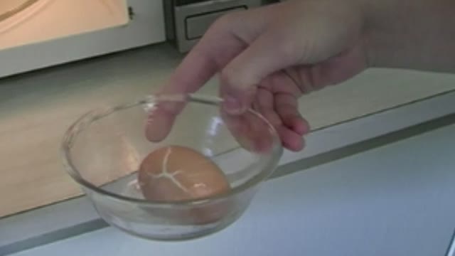 Microwaved Egg Explodes