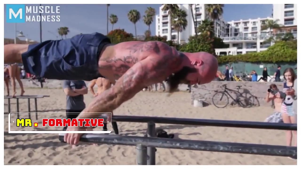 Old Man Street Workout Prank