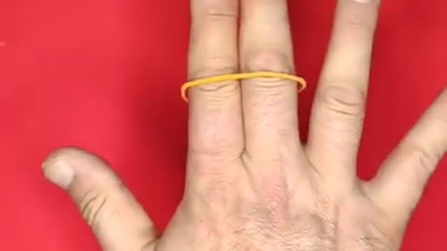 Easy rubber band trick you ma learn easily.