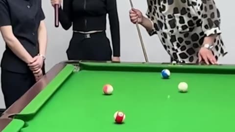 Funny pool play