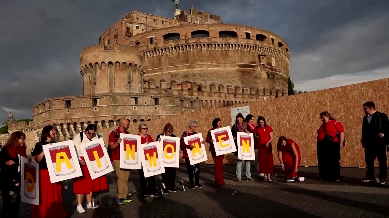 Protesters tell Vatican 'women can be priests' as Synod starts