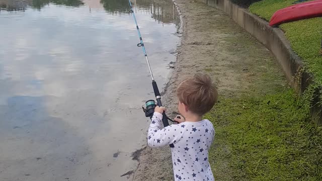 Never Too Early to Start Fishing