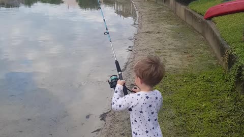 Never Too Early to Start Fishing