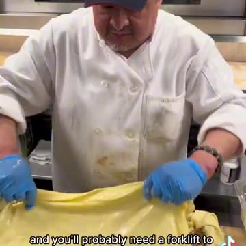 Thirty Six Dollar Lasagna. <chef's hands>